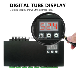 BC-824 24 canali 860w 12v 1720W 24V 3-Display digitale mostra DMX512 a tensione costante PWM Dimming segnale decodificatore DMX Driver - Product Image 5