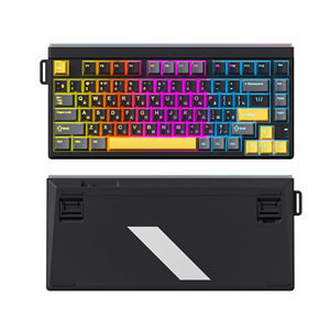 Механическая клавиатура RS75 новой модели, бесшумная, с подсветкой, проводная, RGB, 81 клавиша, для киберспорта, офиса, настольных ПК и ноутбуков - Product Image 4