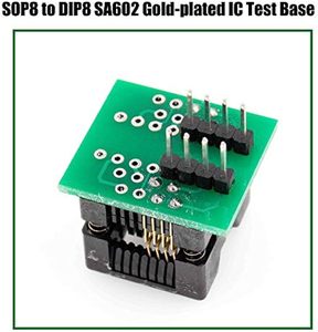 AIsmartlink Flash 1,8 V Adaptador + SOP8 SOIC8 a DIP8 Adaptador Convertidor de enchufe EEPROM Flash BIOS Programador USB + SOIC8 SOP8 Clip de prueba