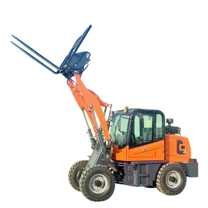 装载机前端装载机1吨2吨带铲斗附件的轮式装载机 - Product Image 1