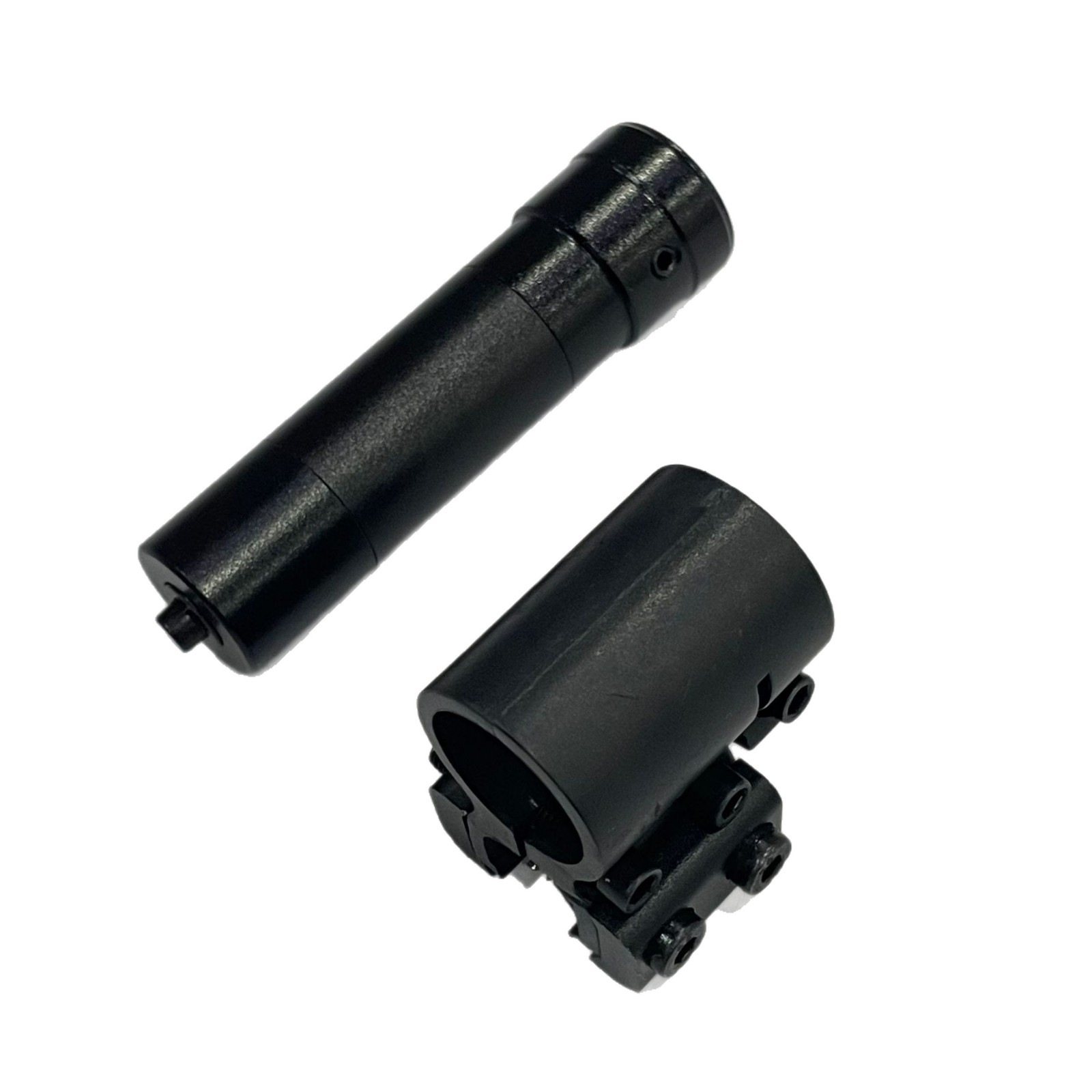 Half-Metal Half-Plastic Red Laser