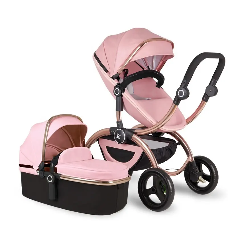 Eierschale Kinderwagen mit Sicherheits sitzkorb Kinderwagen 3 in 1