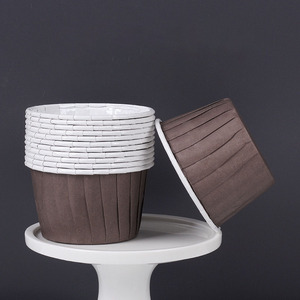 Fabrika fiyat tek kullanımlık standart Cupcake fincan hiçbir koku gıda sınıfı ve gres geçirmez pişirme bardak