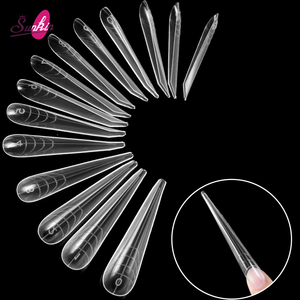 Yeni tasarım tırnak uzatma formu kutusu paketi akrilik tırnak formları plastik XXS tırnak ipuçları formu - Product Image 3