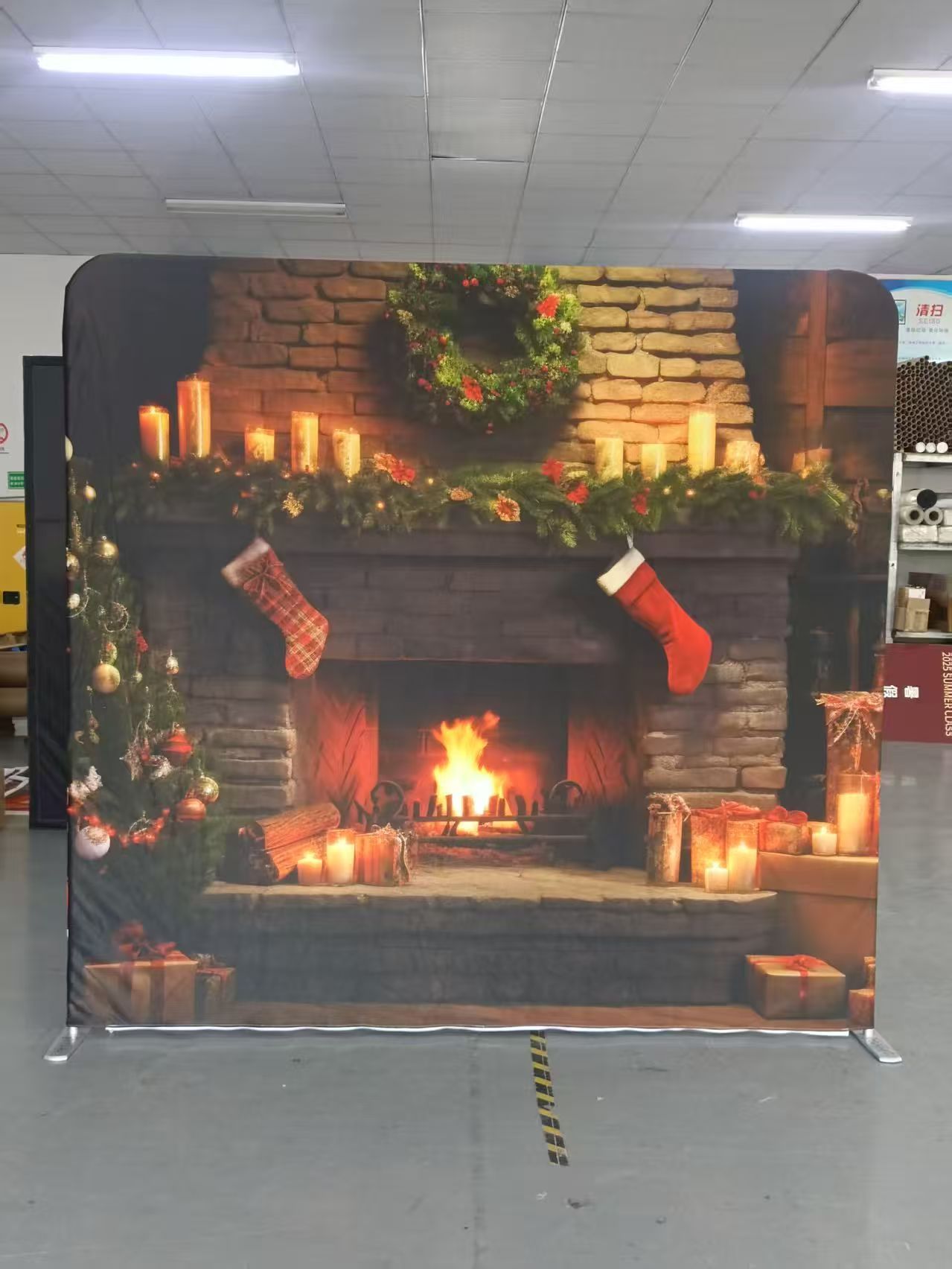 74-Single-sided print on canvas + stand + bag