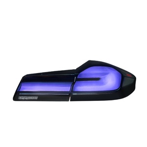 BMW 5 serisi için 18-20 G30 LED arka lambası montaj modifikasyonu yeni 21 modelleri için LCI kararmış kuyruk işık - Product Image 4