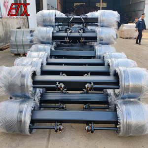 Gốc Trung Quốc Bán Trailer 20T Trục Lắp Ráp 13ton 16ton Mỹ Phong Cách Trailer Trục Cho Bán - Product Image 2