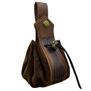 Medieval Viking Cross-Border Multi-Platform Venta caliente Hang Belt Monedero Retro Bag Cosplay Accesorios para disfraces de Halloween