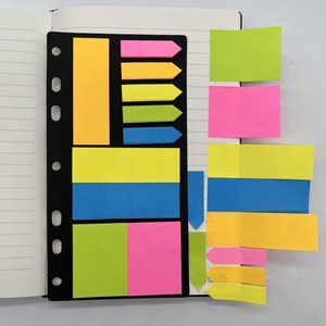 Venta al por mayor de colores surtidos, 3x3 pulgadas, papel fluorescente cuadrado, notas adhesivas, autoadhesivo, Bloc de notas personalizado, Bloc de notas adhesivo - Product Image 5