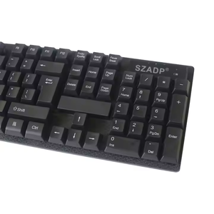 Combo de teclado y ratón con cable básico de Venta caliente Compatible con accesorios de computadora Windows Black - Product Image 3