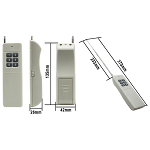 9V 6-Kanal-Funkfernbedienungssystem Empfänger Sender Universal RF 433MHz Power Industrial Controller - Product Image 6
