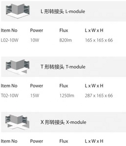 新工厂设计价格便宜黑色遥控led悬挂北欧现代线性吊灯 - Product Image 5