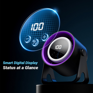 Mới Đến Có Thể Sạc Lại Xách Tay Bảng <span class=keywords><strong>Fan</strong></span> Điện Tốc Độ 100 Ngoài Trời Cắm Trại <span class=keywords><strong>Fan</strong></span> Không Dây Lều Quạt Trần Với Móc LED Ánh Sáng - Product Image 2