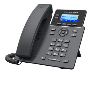 2 líneas 4 cuentas SIP Essential IP Phone Grandstream GRP2602G Gigabit Phone con función de cubierta de aislamiento acústico - Product Image 1