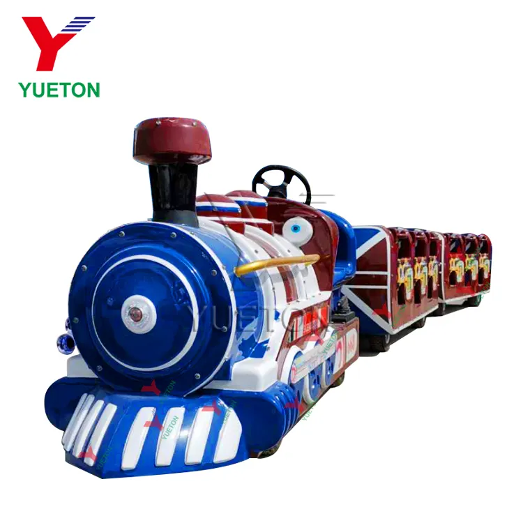 Popular Kiddie Attractive Miniature Train Ride Mini Indoor Trackless Electric Train For Shopping Mall Sale