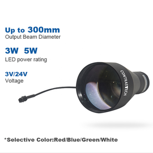 เครื่อง collimated 24V 5V IP67 LED rb/ IR/UV ปรับแต่งได้แสงเทเลเซนตริกสำหรับการตรวจสอบวงจร LCD LTO PCB - Product Image 3