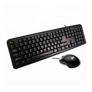 Combo de teclado y ratón de diseño profesional listo para enviar teclado y ratón con cable