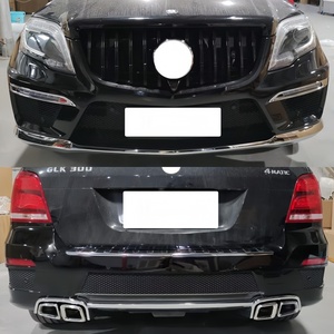 Passend für 2008-2015 Mercedes-Benz GLK-Klasse. X204 Modifikation für GLK63 Body Kit mit AMG Front Hecks toß stange Lip Heckrohr. - Product Image 5