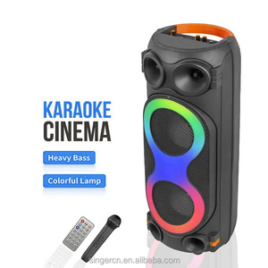 CH-8868 Portable Tower <strong>Speaker</strong> System Outdoor Blue Tooth <strong>Speaker</strong> with Wireless Microphone &amp; Party Lights for <strong>Computer</strong> <strong>Use</strong> - Product Image 1