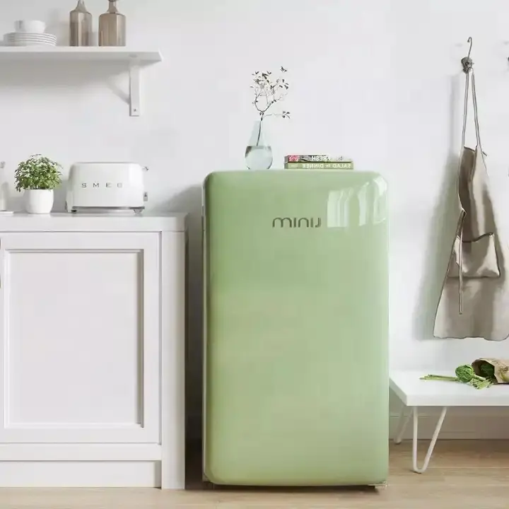 Xiaomi MiniJ 121L small freezer retro mini fridge Fridge For home refrigerator make up skin care beauty cosmetic