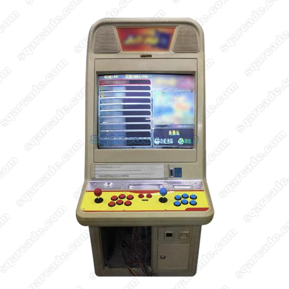 Soporte doméstico Street Fighter 6 teclas 25 pulgadas CRT Seg-a máquina de arcade de tubo de imagen Retro juego de lucha máquina de arcade para la venta