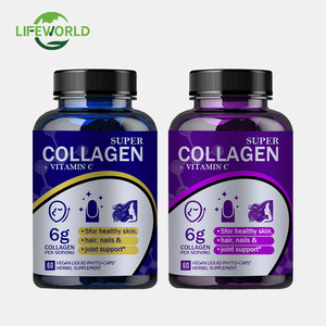 Çok kollajen beyazlatma kapsülleri-tip I,Ii,Iii,V & X | Saç için Biotin ve C vitamini ile hidrolize karışım, cilt bakımı - Product Image 1