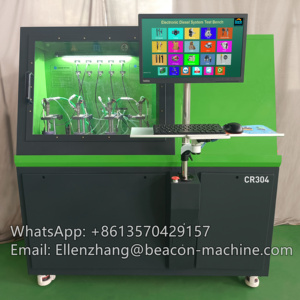 Beacon Machine CR304 Common Rail Injector <strong>Test</strong> Bench <strong>test</strong> <strong>4</strong> PCS Injectors With Flow Meter Sensor - Product Image 3