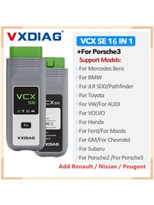 VXDIAG VCX SE 16 in 1 Car OBD2 Scanner DoIP Diagnostic Tool for BMW VW Benz JLR Ford Renault Nissan ECU <strong>Coding</strong> J2534 Programming - Product Image 2