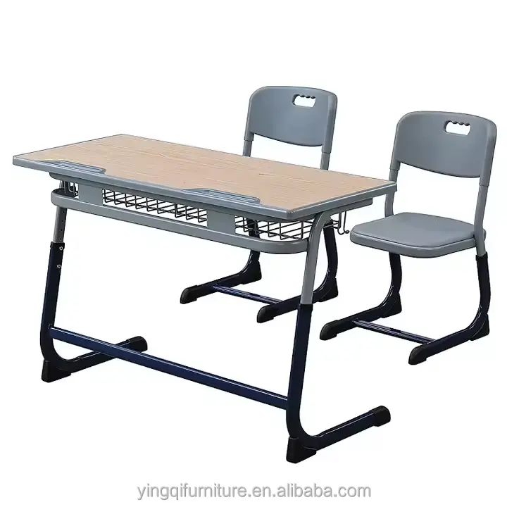 Nuovo prodotto scuola mobili studenti scrivanie sedie scuola scuola alta aula scrivania e sedia con il prezzo di fabbrica