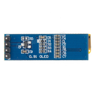 0,91-Zoll-OLED-Modul Weiß Blau OLED 128 X32 LCD-LED-Anzeige modul IIC Kommunizieren Sie LCD-Module für die Arduino ROHS-Zertifizierung