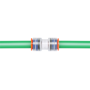 HDPE LSZH Micro connettore condotto giunto 12/10mm transizione trasparente usato Telecom FTTH cavo sotterraneo che soffia in fibra di rete accoppiatore - Product Image 2