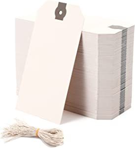 Etiqueta colgante negra de lujo Etiquetas con logotipo de ropa personalizada Etiquetas colgantes de papel con cuerda - Product Image 2