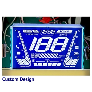 Benutzer definiertes Segment LCD-Werks fahrzeug anzeige 7 Segment Kilometer zähler Digital Low Power 7 Segment Kunden spezifisches LCD-Display - Product Image 2