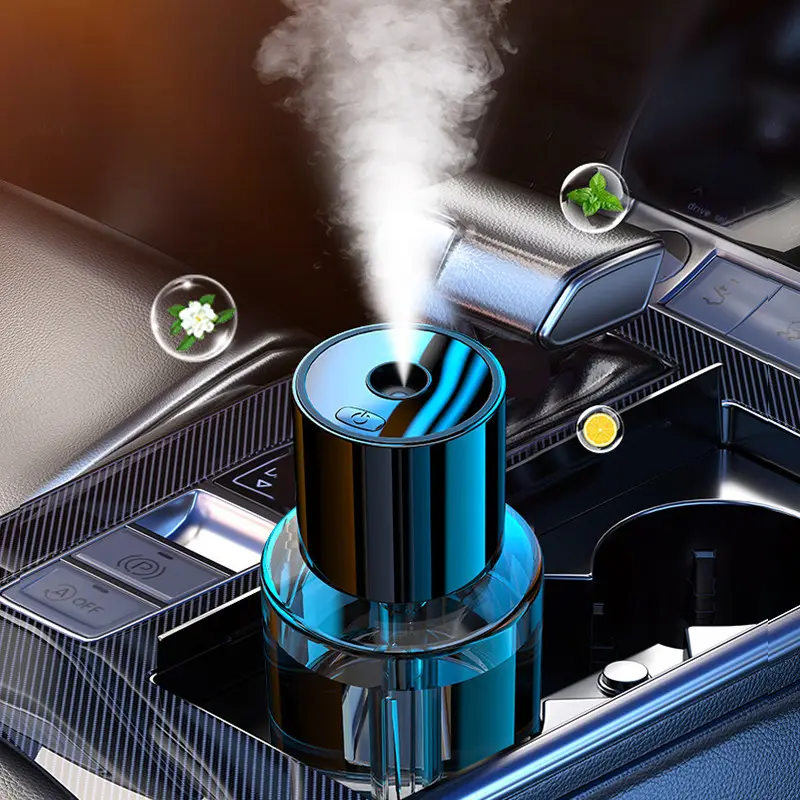 Araba parfüm akıllı koku büyük kapasiteli nemlendirici koku makinesi araba monte koku sprey hava spreyi