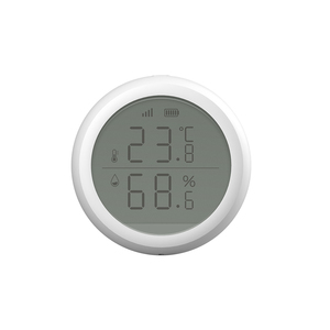 Sensor inteligente de temperatura y humedad Tuya ZigBee, con pantalla LCD, batería, ZigBee, seguridad inteligente para el hogar - Product Image 1