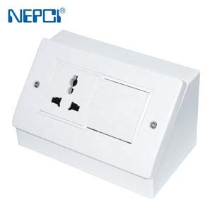 NEPCI Factory 45 45mm 250V 13A Módulo de enchufe universal Enchufe multifuncional para enchufe EU, UK, CN - Product Image 6