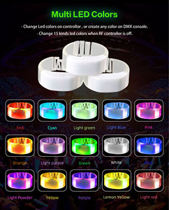 Браслет lumineux светодиодный Радиочастотный пульт DMX512 управление rgb многоцветный измененный светящийся браслет светодиодный браслет на запястье - Product Image 4