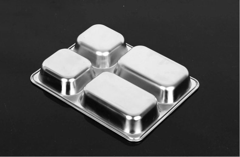 304 tray without cover - adult four-compartment