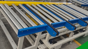 <strong>Automated</strong> Live-Roller Powered Pallet/Skid Pallet <strong>Handling</strong> Roller Conveyor <strong>System</strong>/Pallet Pop-Up Transfer Conveyor Unit - Product Image 3