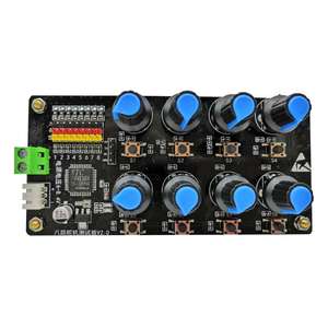 8-Wege-Kanal-Servocontroller-Modul Drehknopf-Lenkgetriebe Überstromschutz-Servo tester platine für Manipulator-RC-Car - Product Image 5