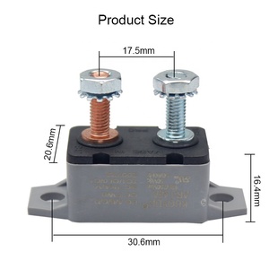 10-50A Amp 12V Cover Dual Battery Fuse <strong>Automatic</strong> Auto <strong>Reset</strong> <strong>Circuit</strong> <strong>Breaker</strong> - Product Image 2