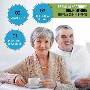 Suplementos cerebrales para la memoria y el enfoque de nootrópicos Brain Support to Neuro Mind Vitamins Gummies