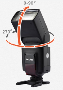 Godo x TT520II相机闪光灯TT520II内置433兆赫无线信号 + 佳能尼康奥林巴斯DSLR相机闪光灯触发器 - Product Image 3