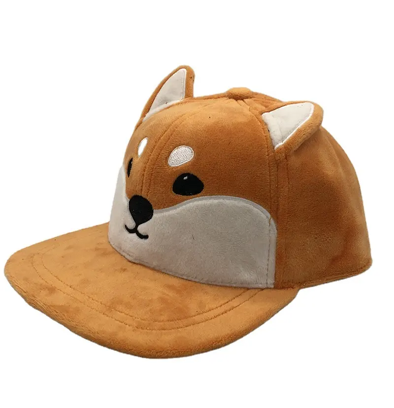 Carino Fox Orecchie Pelle Scamosciata Cappello Caldo Del Bambino di Modo Infantile Per Bambini Berretto da Baseball