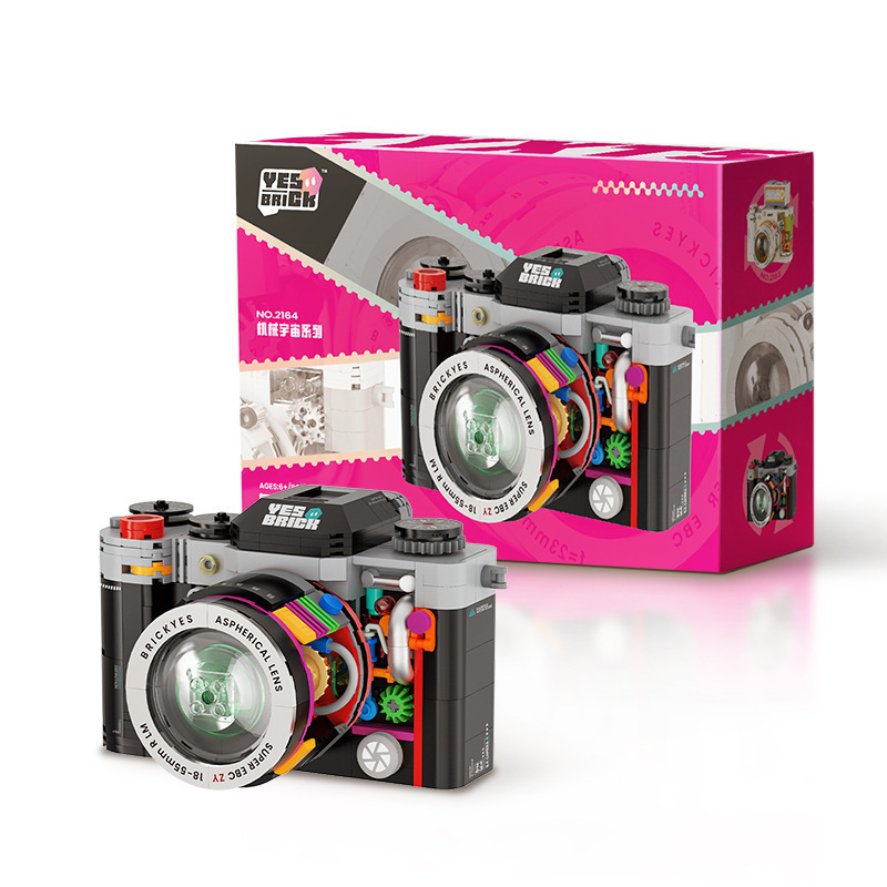 Retro camera-classic black-detachable lens