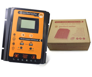 12V/24V Auto PWM Intelligenter Solar laderegler Regler LCD-Anzeige USB-Ausgang für Lithium-und Blei-Säure-Batterie