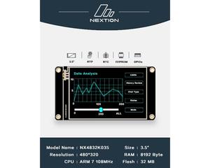 Verbesserte Nextion NX4832K035 3,5 "HMI Intelligent Smart USART UART Serieller Touchscreen TFT LCD-Modul Anzeige feld für Arduino - Product Image 4