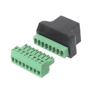 Ethernet RJ45 hembra a tornillo Terminal 8 pines CCTV Digital DVR adaptador conector - Product Image 5