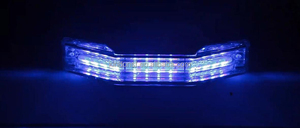 デュアルカラーECE R65クラス2 R10 SAE LED表面マウントグリルライト72W LEDフラッシュストロボライト270度幅SA7027 - Product Image 3