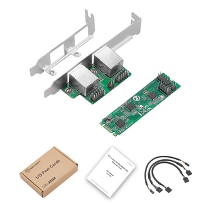 M.<strong>2</strong> Dual Port Lan Card Wired <strong>2</strong>.5 Gigabit Ngff B Key m Key Ethernet Desktop <strong>Computer</strong> Card for PXE - Product Image 6